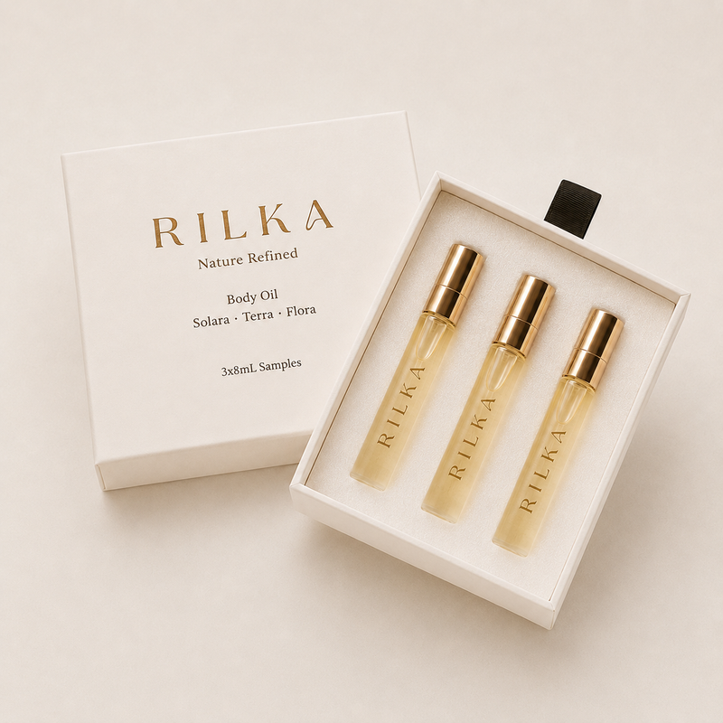Rilka Body Oil Sampler: 5mL x 3 Scents