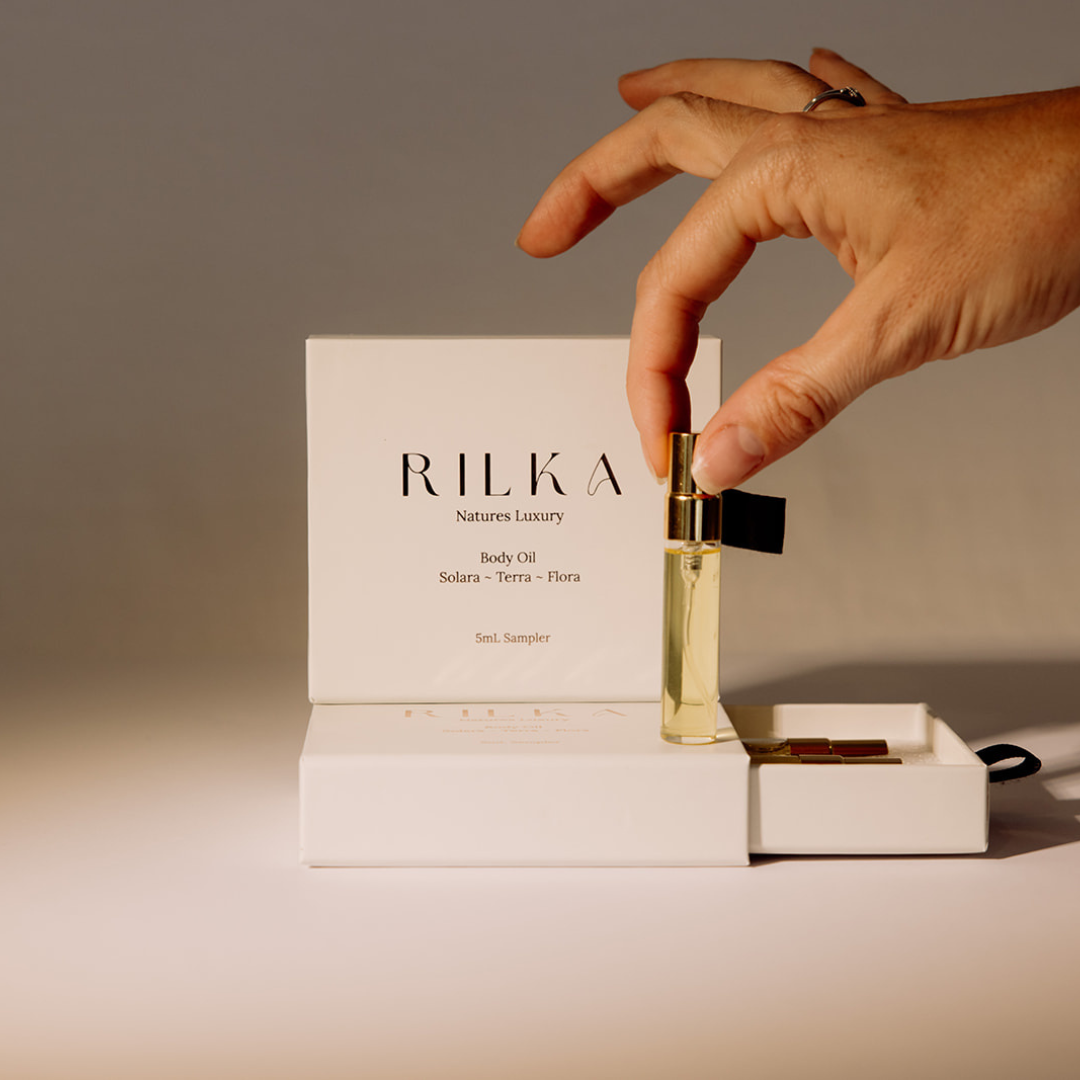Rilka Body Oil Sampler: 5mL x 3 Scents